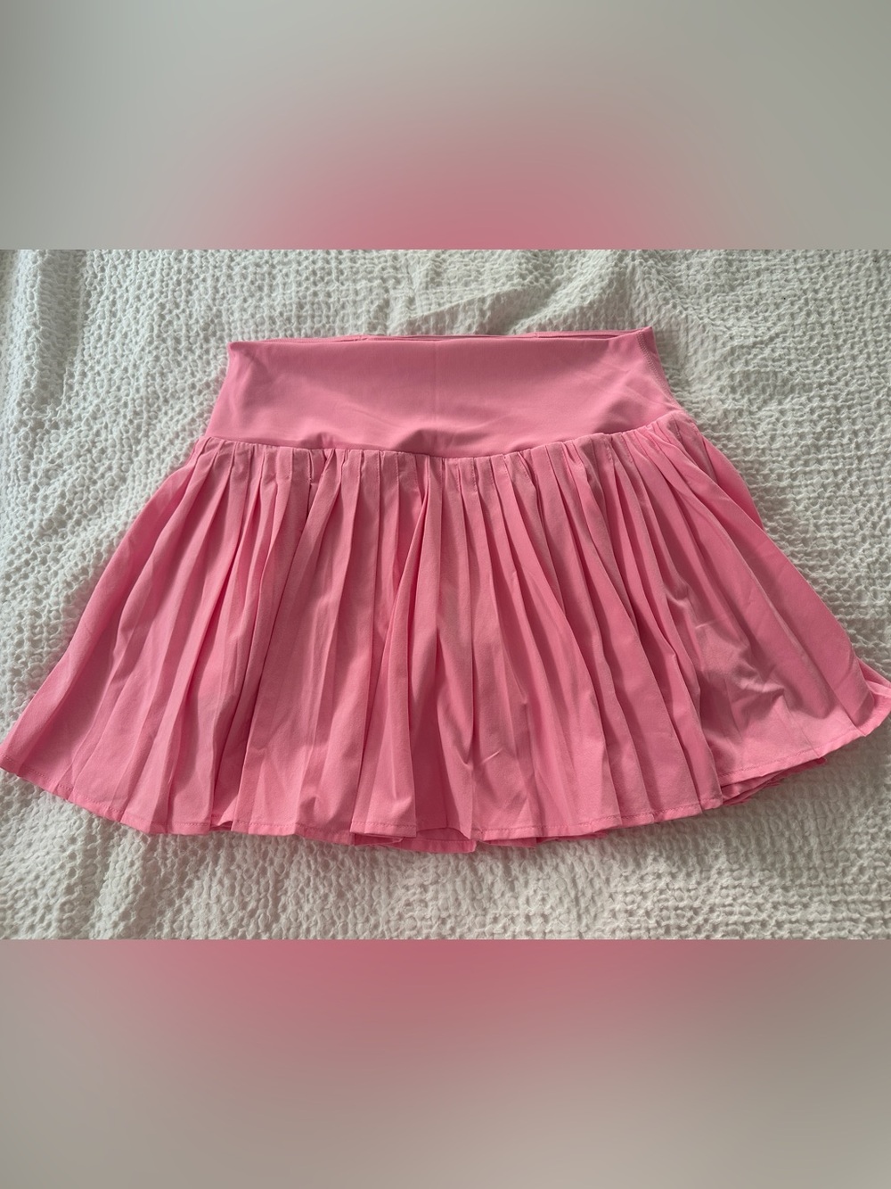 All in Motion - Pink Pleated Skort